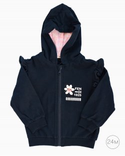 fendi monogram moletom com capuz