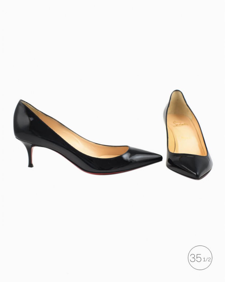 Christian Louboutin Black Classic Pigalle Follies 55mm Patent Heels B923  Pumps Size EU 37 (Approx. US 7) Regular (M, B) Listed By Chloe Couture  Fashions - Tradesy