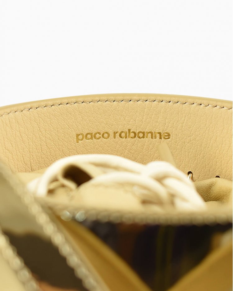 paco rabanne leather bolsa