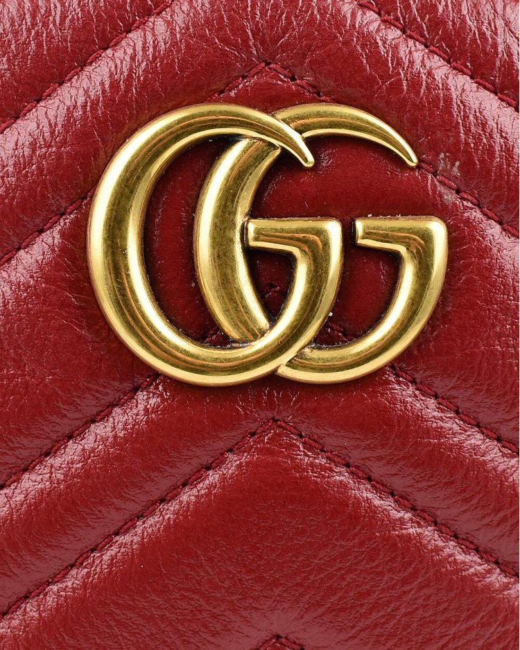 gucci marmont mini leather shoulder bolsa
