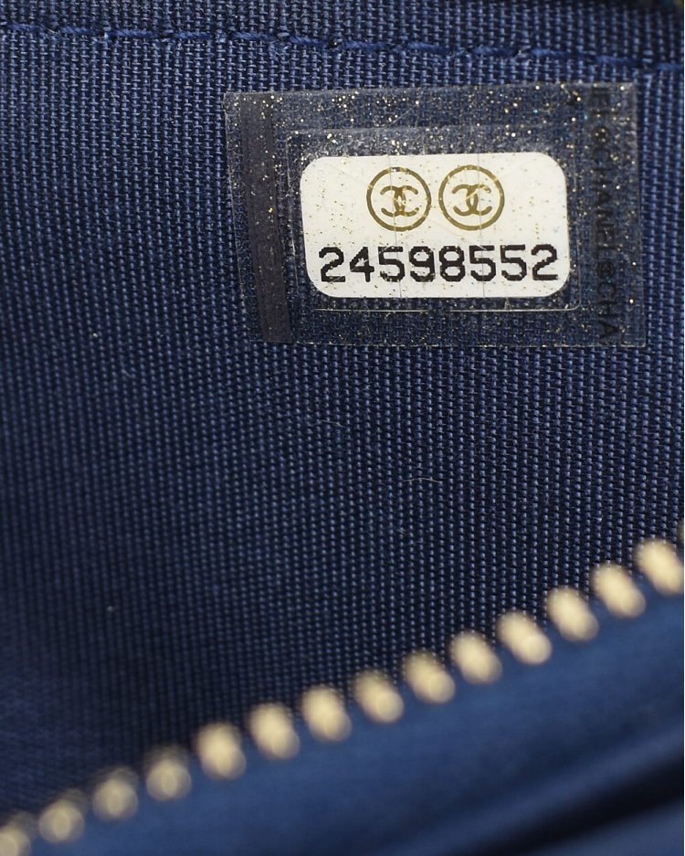 chanel cobalt blue bolsa