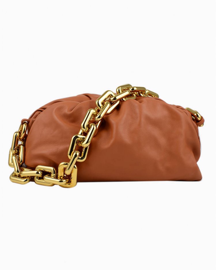 bottega bolsa gold chain