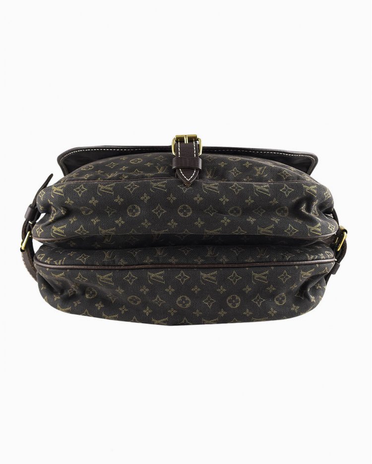 louis vuitton black and brown bolsa