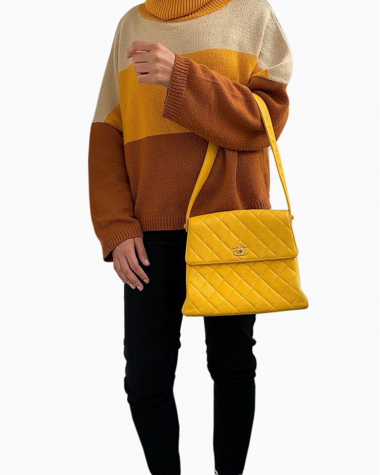 vintage caviar chanel bolsa