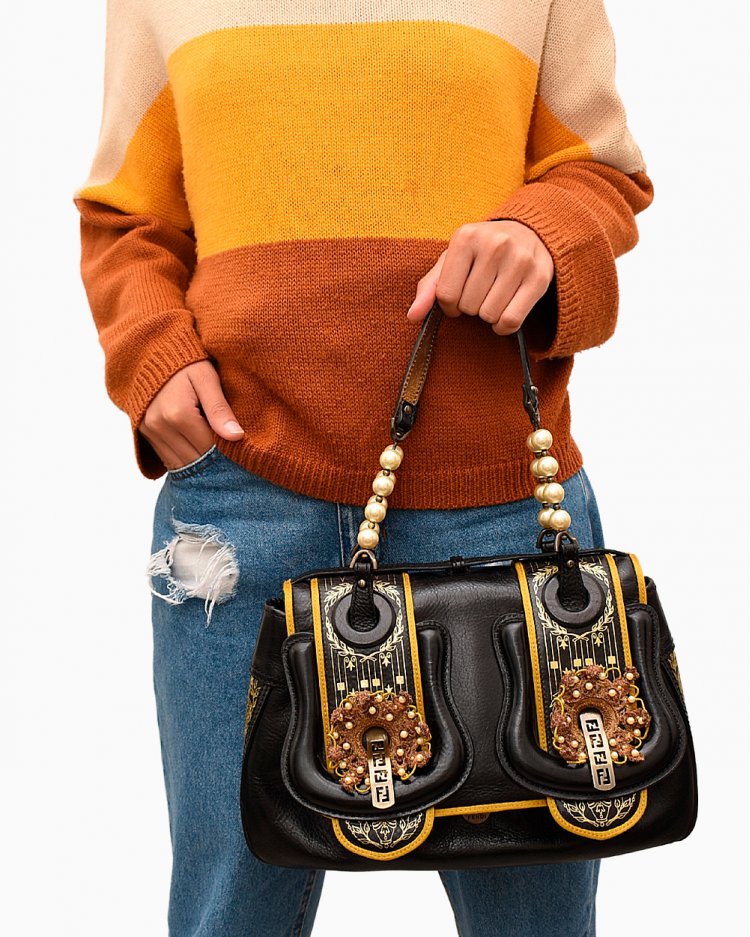 Bolsa Fendi Original B Bag Romanesque Feminino