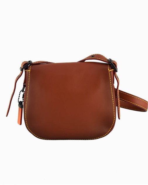 coach saddle bolsa crossbody