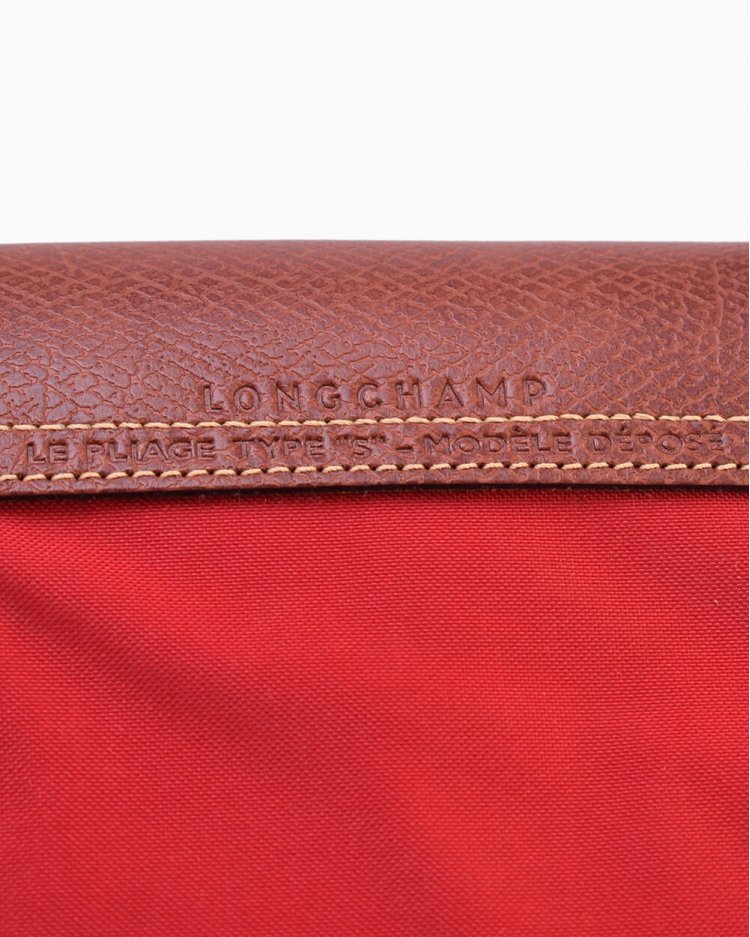 longchamp red bolsa