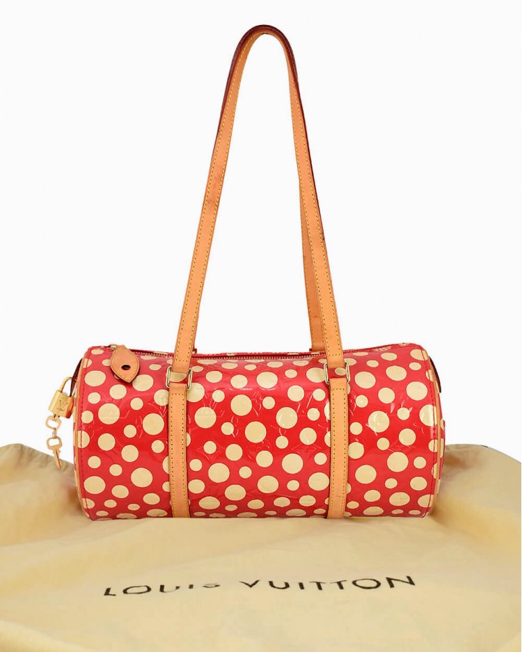 Bolsa Louis Vuitton Papillon Yayoi Kusama Monograma Vermelho