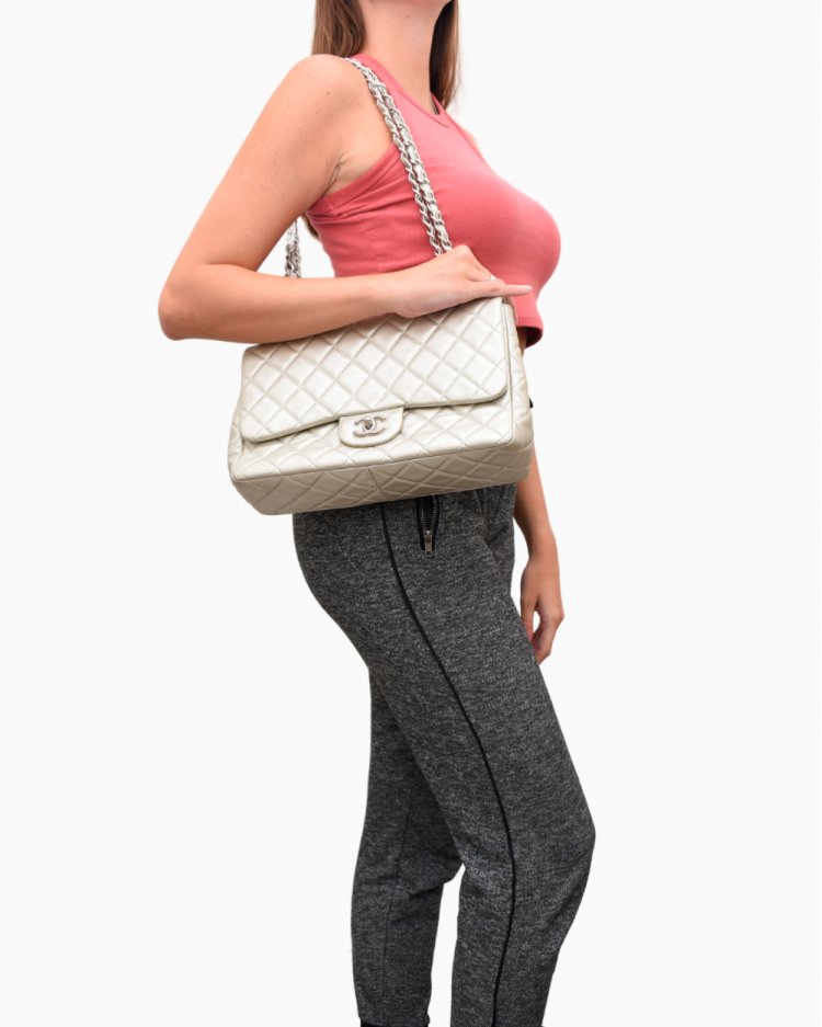 chanel medium single flap bolsa
