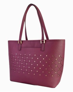 Bolsa Michael Kors Jet Set Roxa