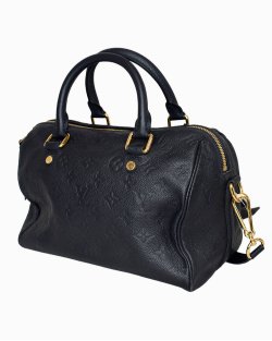 Bolsa Louis Vuitton Speedy Bandoulière Monograma Empreinte Bleu Infini 25