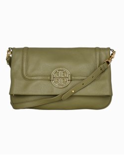 Bolsa Tory Burch Amanda Messenger Verde