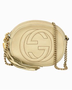 gucci white chain bolsa