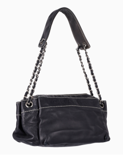 Bolsa Chanel Accordion Preta
