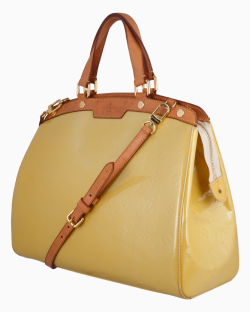Bolsa Louis Vuitton Brea GM Verniz Monograma Amarela