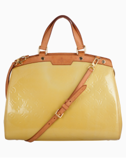Bolsa Louis Vuitton Brea GM Verniz Monograma Amarela