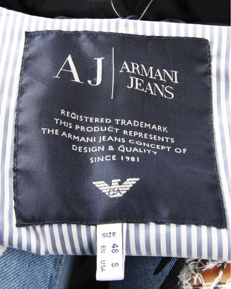 Jaqueta Armani Jeans Original Azul Marinho Masculina
