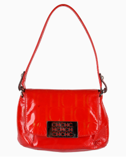 Bolsa Carolina Herrera Verniz Vermelha