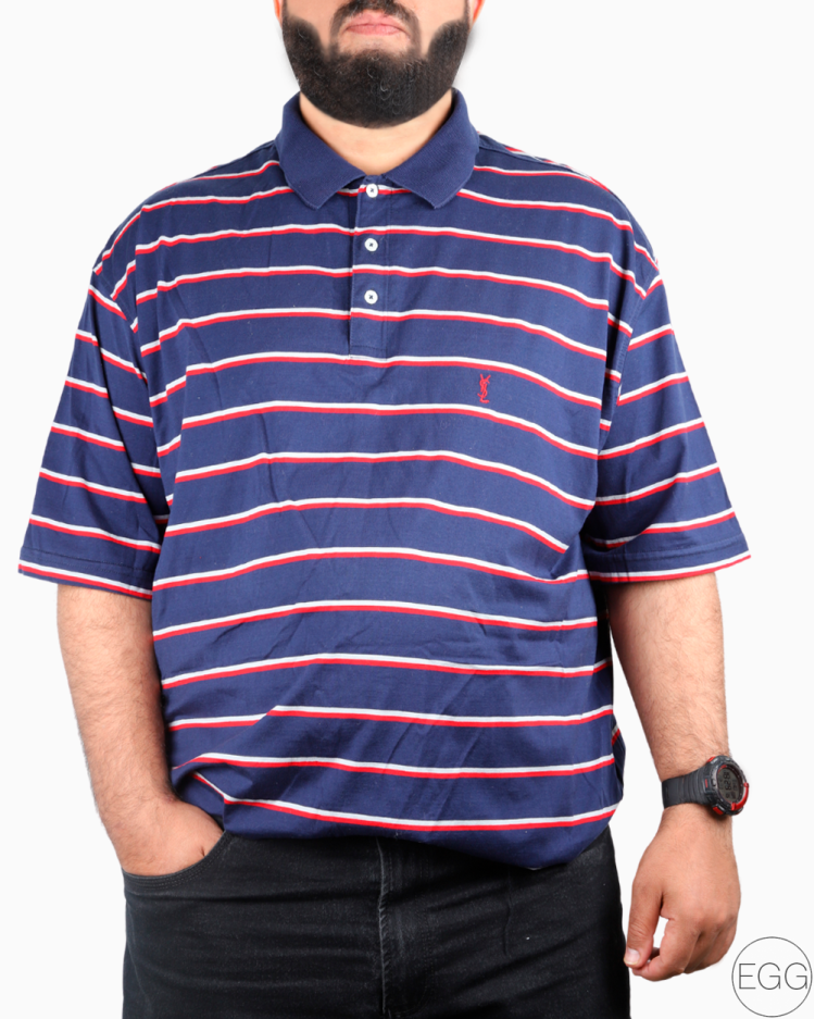 Camisa Polo Yves Saint Laurent Original Listrada Masculina