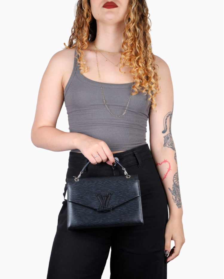 Louis Vuitton グルネル PM Bolsa Louis Vuitton Original Grenelle PM EPI Preta Feminina