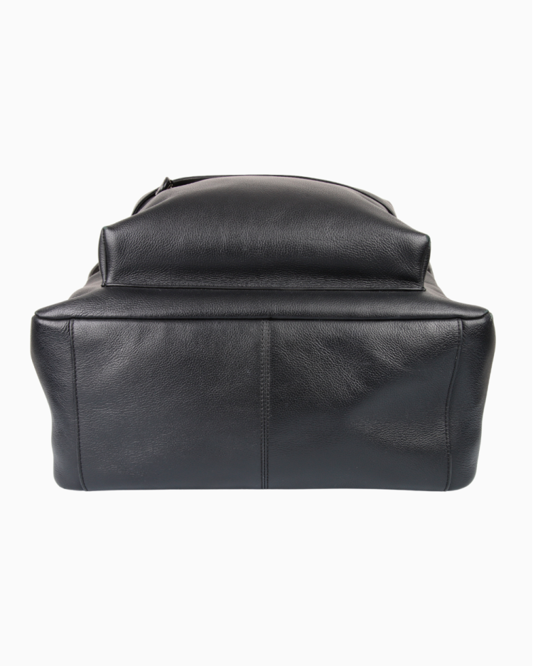 Mochila Coach Original Campus Couro Preta Masculino