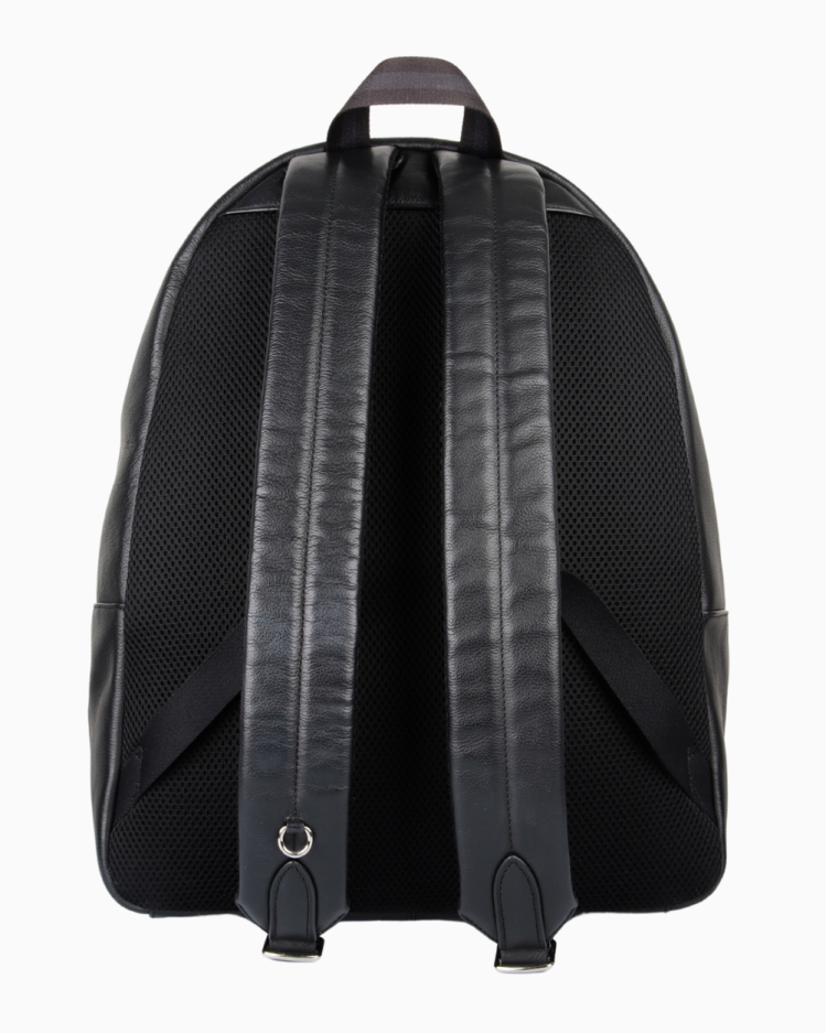 Mochila Coach Original Campus Couro Preta Masculino