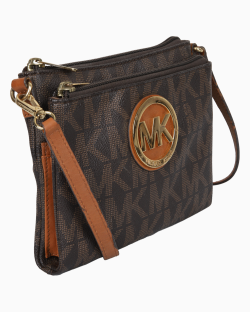 Bolsa Michael Kors Fulton Canvas Monograma