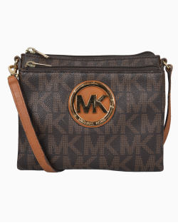 Bolsa Michael Kors Fulton Canvas Monograma