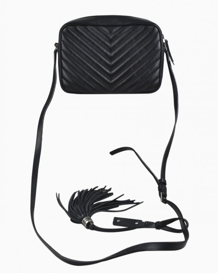 black ysl camera bolsa