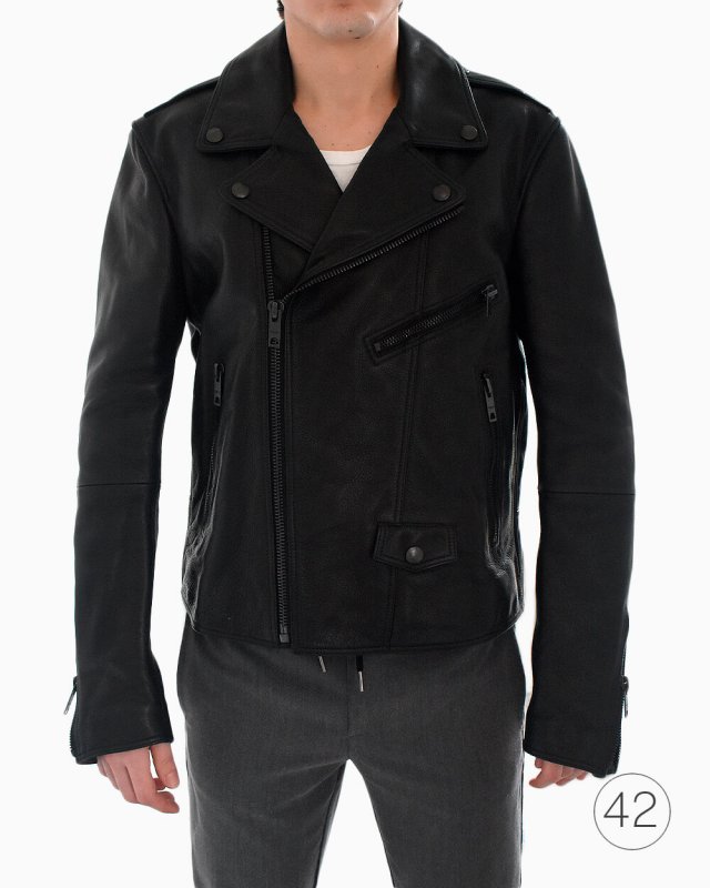 jaqueta de couro burberry