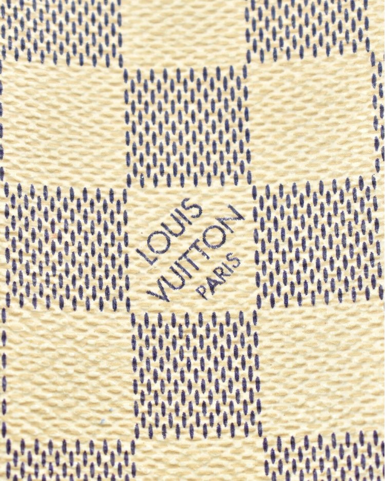 bolsa louis vuitton neverfull damier azur