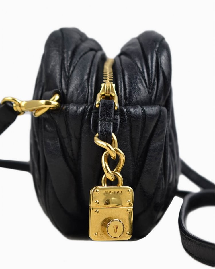 miu miu black crossbody bolsa