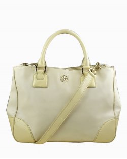 Bolsa Tory Burch de Couro Off White