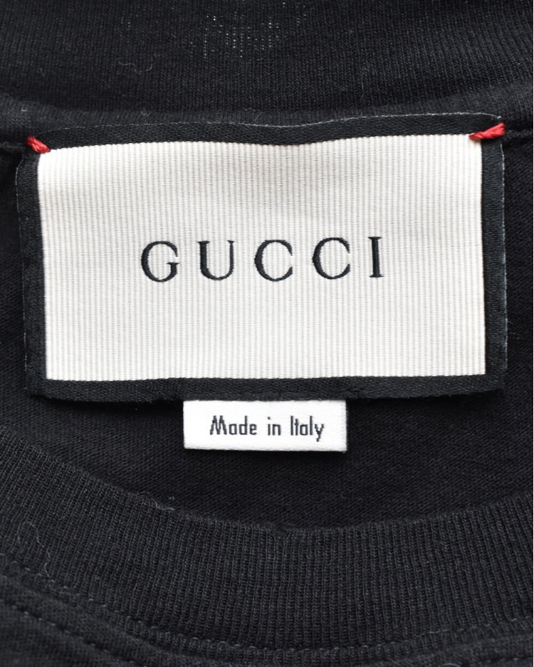 T-shirt Gucci GG Original Preta Feminino