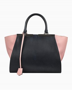 Bolsa Fendi 3 Jours de Couro Bicolor