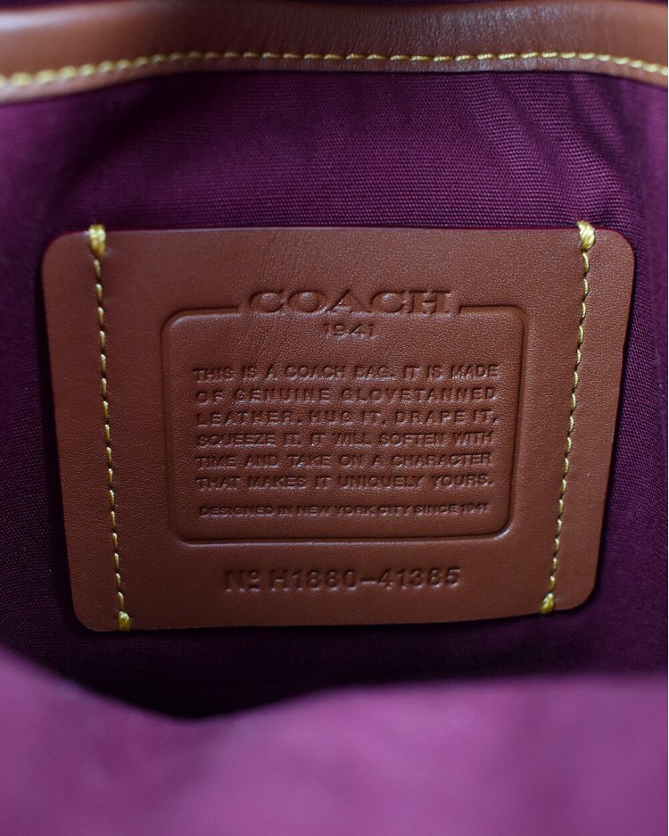 leather crossbody bolsa coach