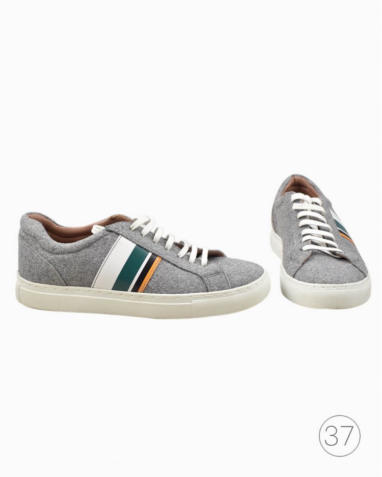 Tênis Hugo Boss de Camurça Cinza Original Feminino