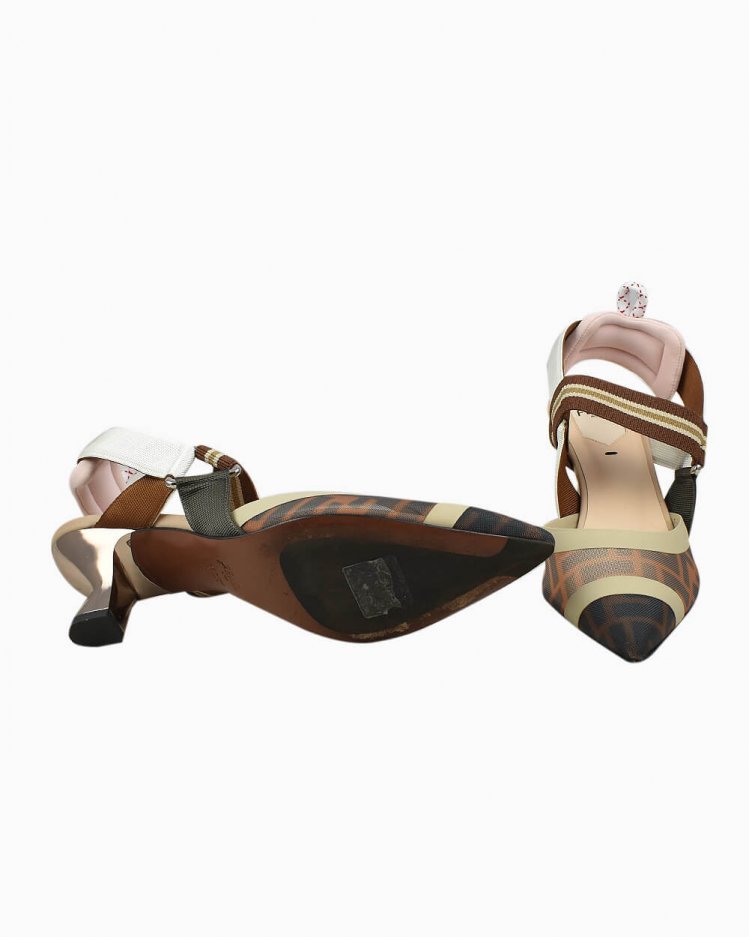 Sapato Fendi Colibri Original Marrom Feminino