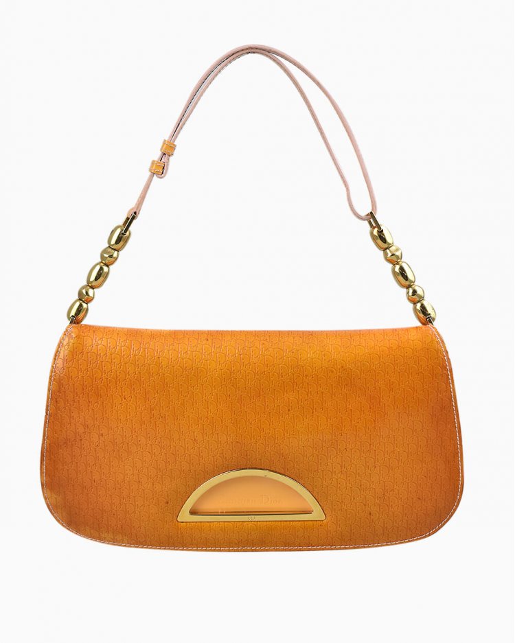 christian dior orange bolsa