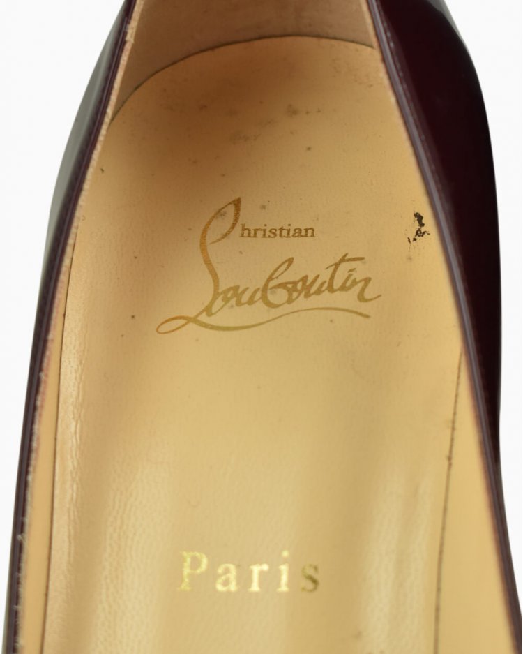 靴 Christian Louboutin decollette Sapato Christian Louboutin Decollete 554 10cm. - Grandes Grifes