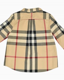 camisa xadrez burberry infantil