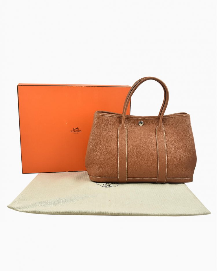 hermes negonda calfskin garden party 36 bolsa