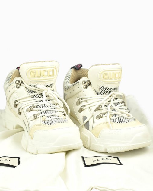 tenis gucci branco flashtrek
