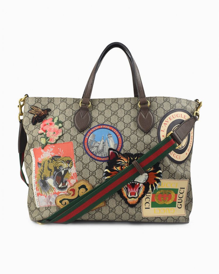 gucci patch bolsa