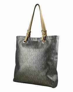Bolsa Michael Kors Monograma Prateada