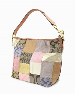 Bolsa Coach Patchwork colorida