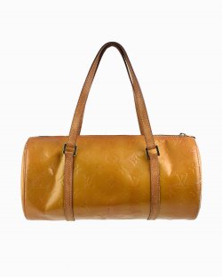 Bolsa Louis Vuitton Papillon de Verniz Amarela