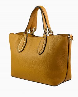 Bolsa Michael Kors Brooklin de Couro Amarelo