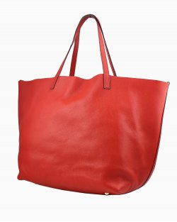 Bolsa Carolina Herrera Matryoshka de Couro Vermelho