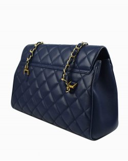 Bolsa Chanel Misia Camera Flap lambskin azul